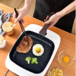 Nonstick frying pan with granite finish