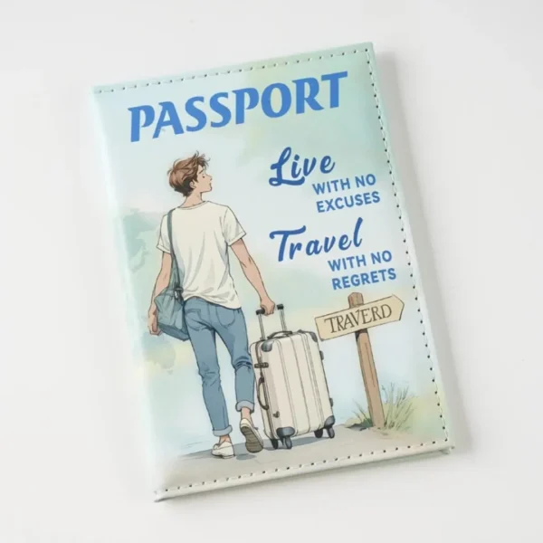 Leather travel organizer