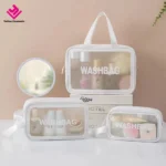 Clear waterproof travel pouch 3pcs