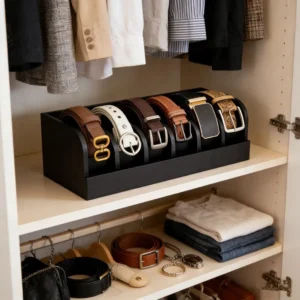 Mens womens belt organizer
