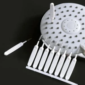 Anti clogging shower brush set