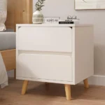 wooden nightstand