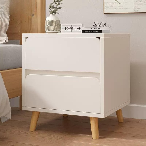 wooden nightstand