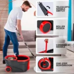 360° Spin Mop with Bucket & Dehydration Basket 12 spin mop with bucket Kenya