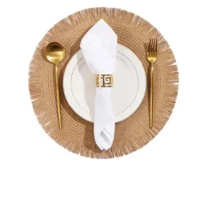 Luxurious rattan table mats
