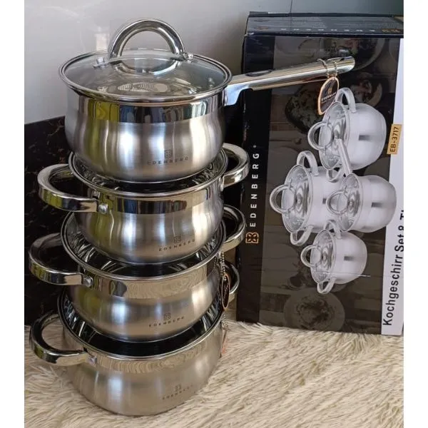 Edenburg Stainless Steel Cookware Set