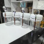 Oats Jars with Spoon