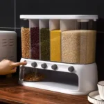 partitioned food storage container