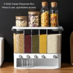 acrylic grain dispenser