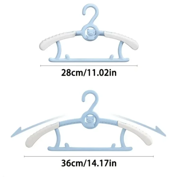 colorful kids hangers set