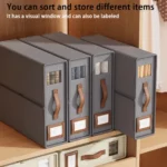 transparent window storage box