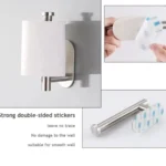 bathroom tissue holder adhesive