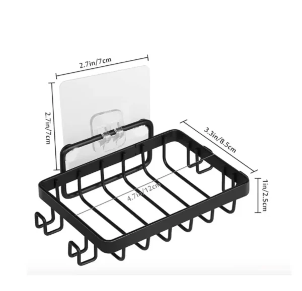 black soap holder for bathroom