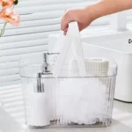 Transparent Bathroom Drain Basket 4 toiletries storage basket Nairobi