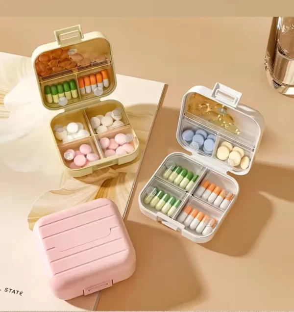 Travel pill case