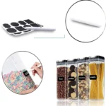 Large Capacity 4pcs Transparent Acrylic Pantry Storage Containers 3 Large pantry food storage jars Nairobi