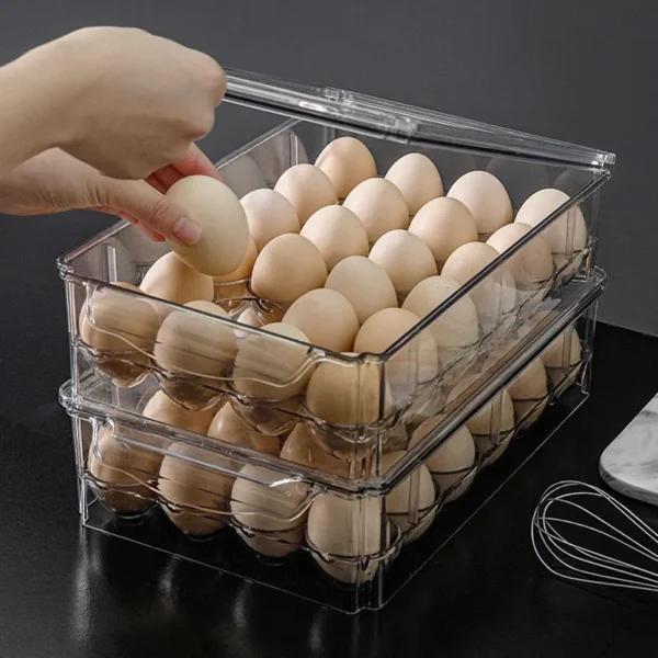 Fridge egg storage tray