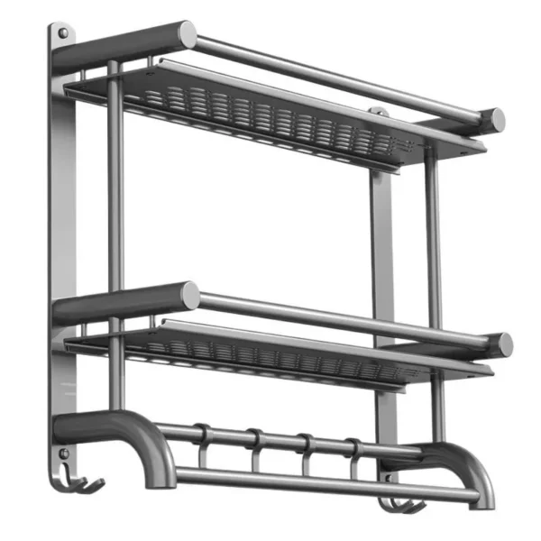 Wall mounted storage shelf