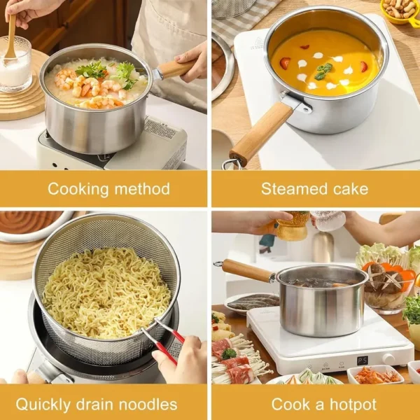 2 in 1 milk and fry pan