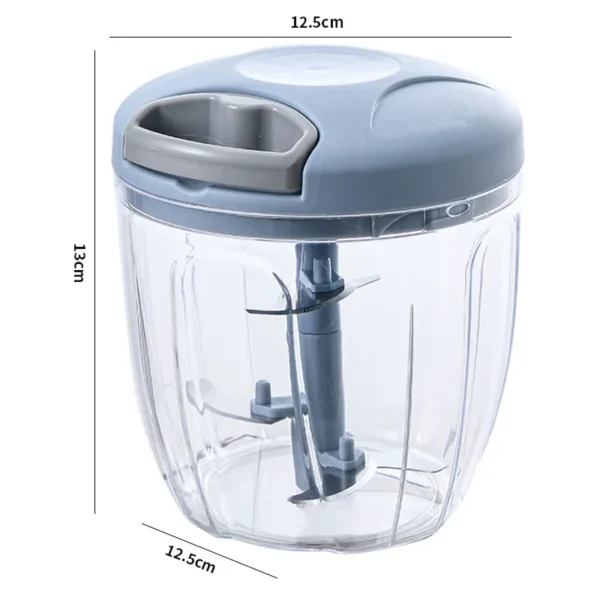 Hand pull food chopper