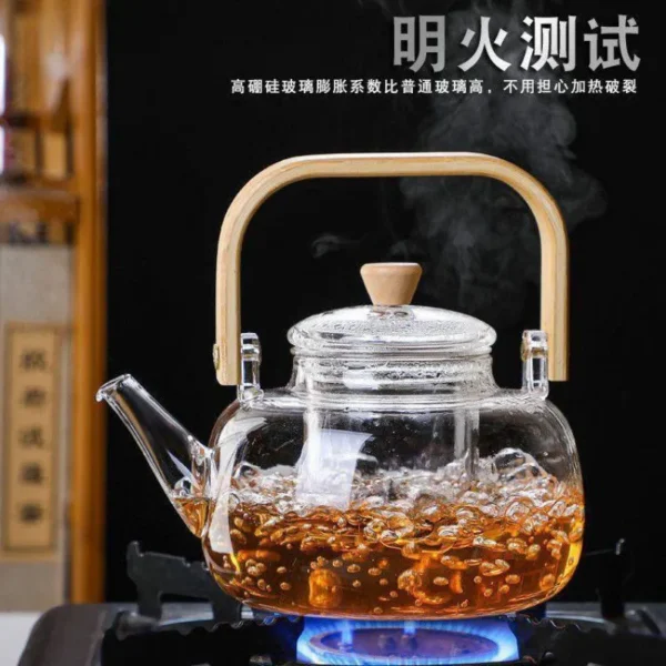 Borosilicate glass teapot Kenya