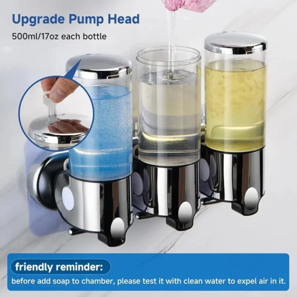 Bathroom liquid soap organizer
