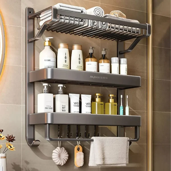 3 Tier Aluminum Bathroom Rack