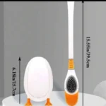 Duck Shaped Toilet Brush Holder with Silicone Brush 7 Cute toilet brush holder