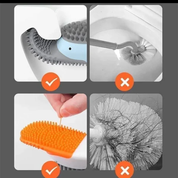 Fun toilet cleaning set