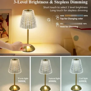 modern bedroom touch lamp