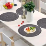 round woven placemats Kenya