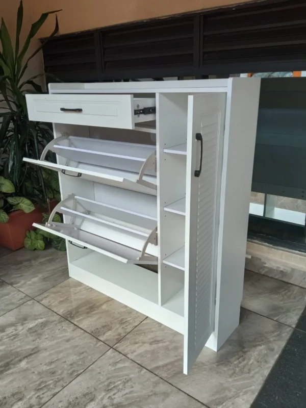 bucket flip shoe cabinet