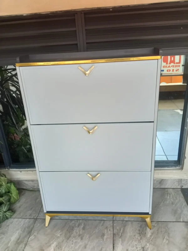 Sleek Bucket Flip Shoe Cabinet 1 Sleek Bucket Flip Shoe Cabinet