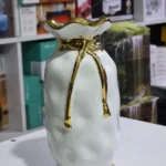 Gold Luxury Ceramic Vase – Elegant Home Décor 3 compact decorative vase