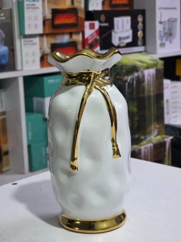 compact decorative vase