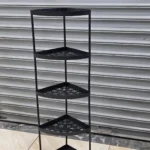 Space saving corner shelf