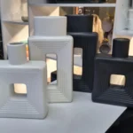 Modern square vases for home décor