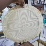 Round Elegant Braided table mats