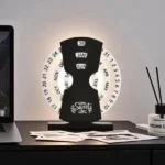 Creative Manual Rotating Calendar 4 durable plastic calendar