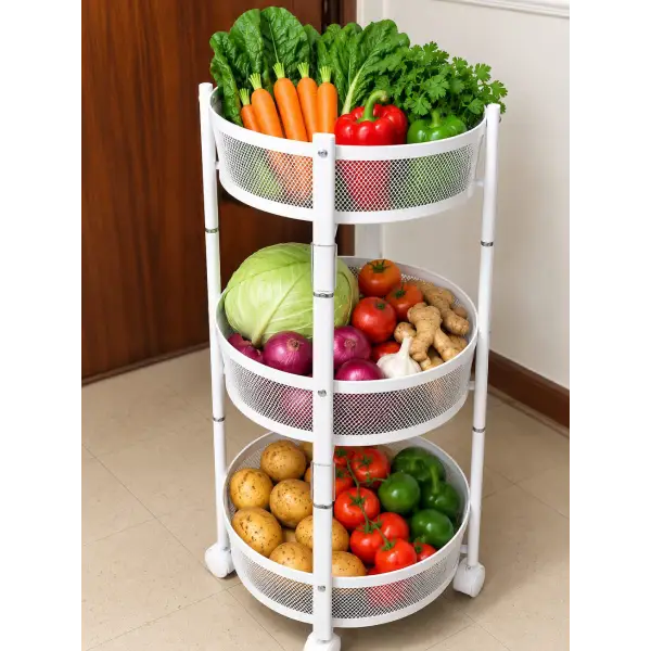 rotating fruit rack