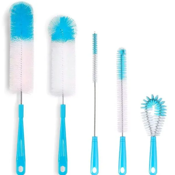 5 Pcs Long Bottle Brush Cleaner