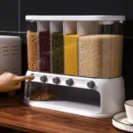 Partitioned Rice & Cereal Dispenser