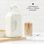 Glass Milk / Juice Bottle – 2 Litres 8 Airtight glass juice bottle