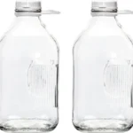 Glass Milk / Juice Bottle – 2 Litres 6 Multi purpose glass storage bottle