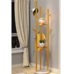 Multifunctional Golden Coat Tree Stand 3 Golden coat tree stand