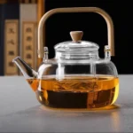 1.4L High Borosilicate Glass Teapot