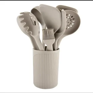 Silicone Cooking & Serving Spoon Set