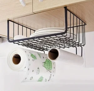 Metallic Under Shelf Storage Rack 1 Metallic Under Shelf Storage Rack