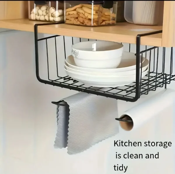 metallic storage rack