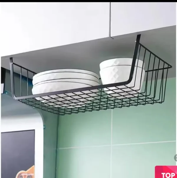 metallic storage rack